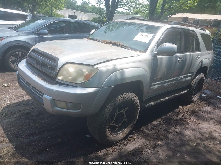 2005 Toyota 4runner VIN JTEBT17R350053109 IAAI salvage auction — NORMAL WEAR, Clear (Virginia), sold $1,150 on 2026-07-09 (photo 2)