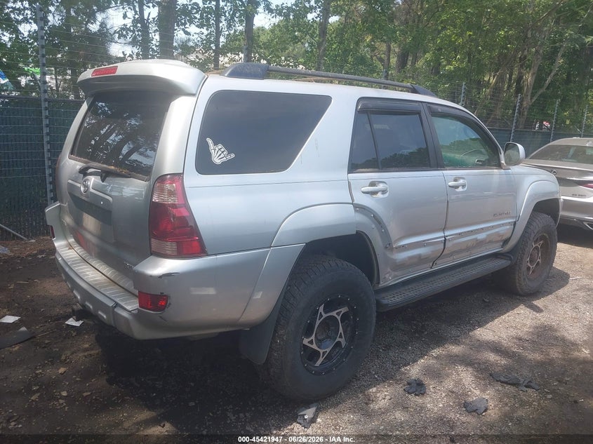 2005 Toyota 4runner VIN JTEBT17R350053109 IAAI salvage auction — NORMAL WEAR, Clear (Virginia), sold $1,150 on 2026-07-09 (photo 4)