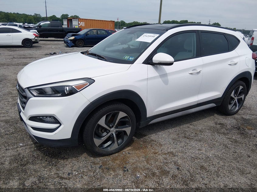 2018 Hyundai Tucson VIN KM8J3CA2XJU725687 IAAI salvage auction — NORMAL WEAR, Clear (Delaware), sold $2,850 on 2026-07-27 (photo 2)