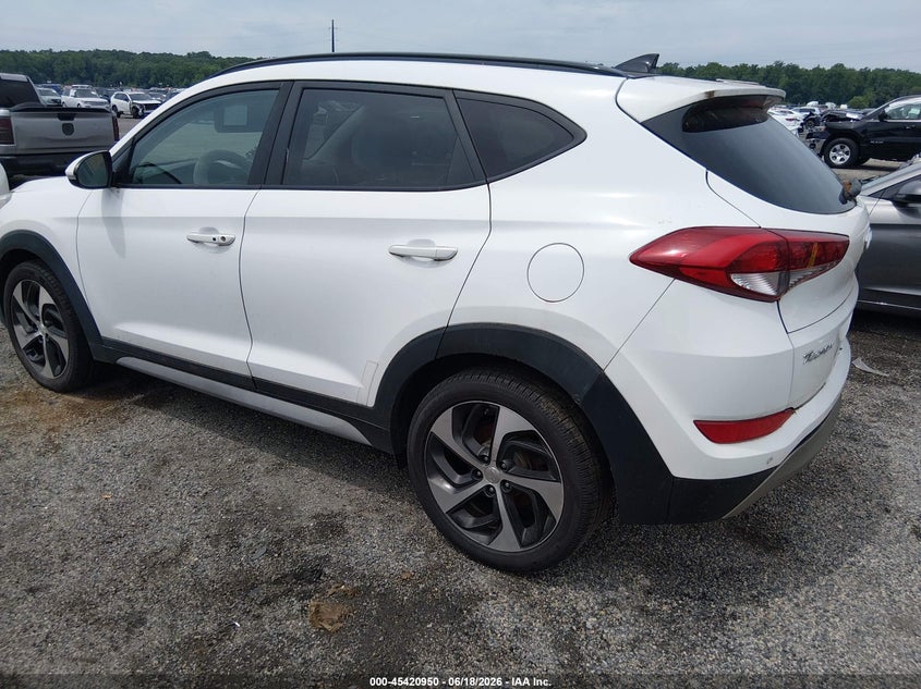 2018 Hyundai Tucson VIN KM8J3CA2XJU725687 IAAI salvage auction — NORMAL WEAR, Clear (Delaware), sold $2,850 on 2026-07-27 (photo 3)