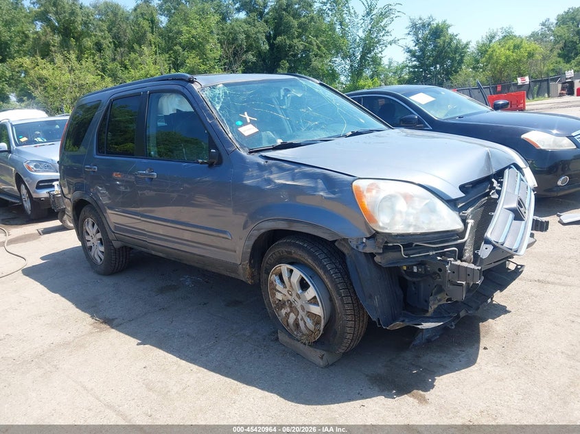 2006 Honda Cr-v VIN JHLRD78996C051062 IAAI salvage auction — ROLLOVER, Salvage (Missouri), sold $500 on 2026-08-01 (photo 1)
