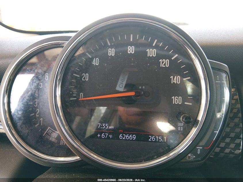 2019 Mini Hard top VIN WMWXU3C5XK2F52186 IAAI salvage auction — REAR END, Bill Of Sale (Washington), sold $4,100 on 2026-07-08 (photo 7)