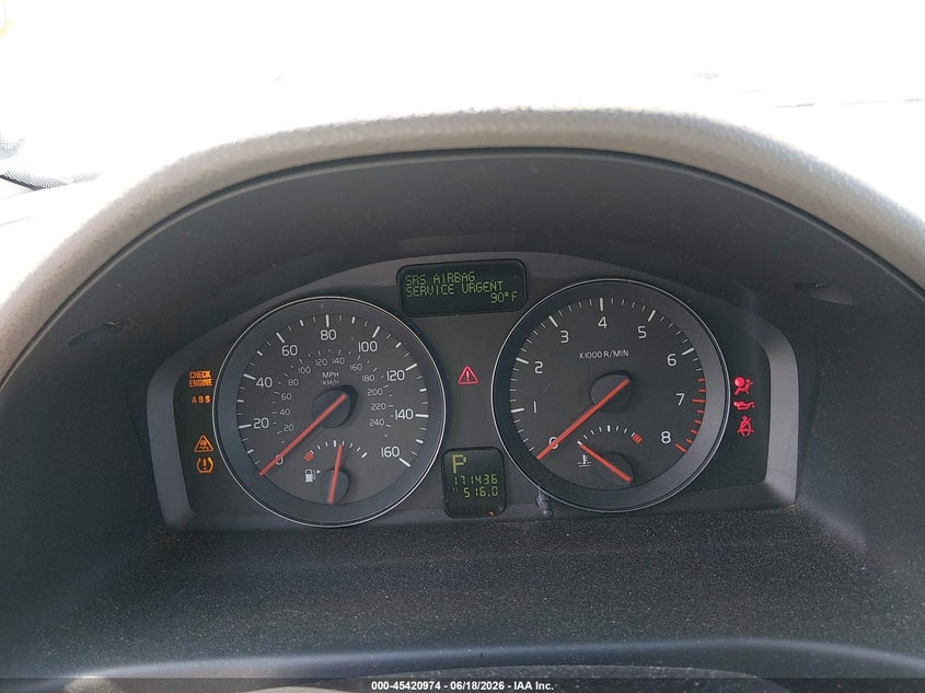 2008 Volvo S40 VIN YV1MS382982385975 IAAI salvage auction — FRONT END, Salvage (Illinois), sold $300 on 2026-08-04 (photo 7)