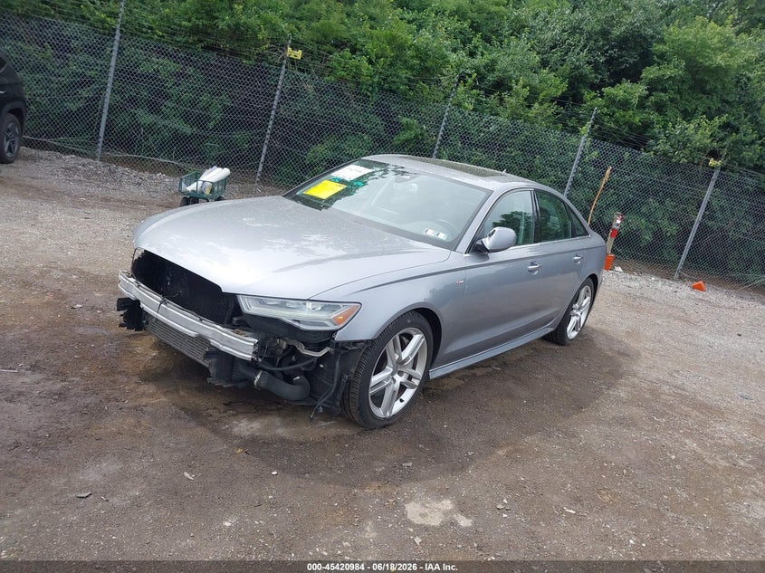 2016 Audi A6 VIN WAUGFAFC2GN178345 IAAI salvage auction — FRONT END, Salvage Title, sold $4,000 on 2026-07-16 (photo 2)
