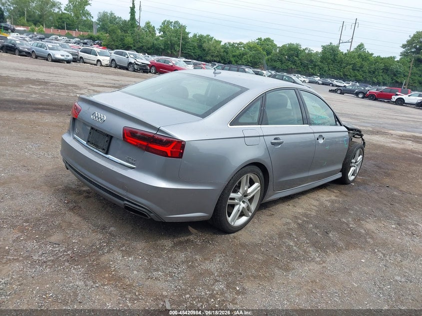 2016 Audi A6 VIN WAUGFAFC2GN178345 IAAI salvage auction — FRONT END, Salvage Title, sold $4,000 on 2026-07-16 (photo 4)