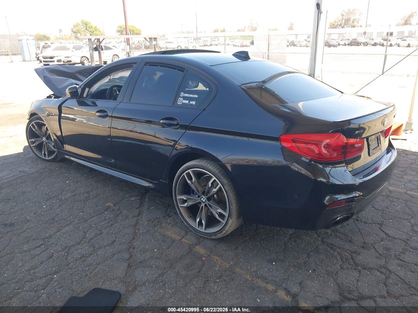 2019 BMW 5er VIN WBAJB9C52KB464485 IAAI salvage auction — FRONT END, Salvage Title, sold $5,850 on 2026-08-01 (photo 3)