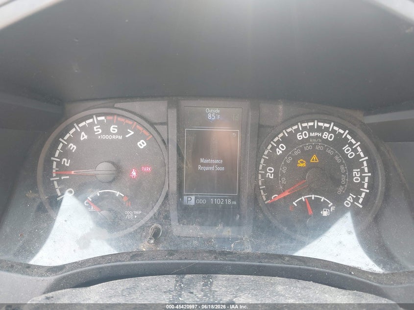 2018 Toyota Tacoma VIN 5TFAX5GN4JX119869 IAAI salvage auction — RIGHT REAR, Salvage (Louisiana), sold $10,250 on 2026-07-14 (photo 7)