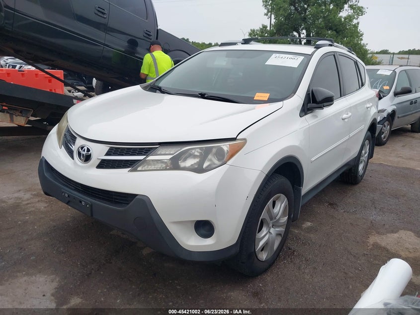 2014 Toyota Rav 4 VIN JTMZFREV8EJ023994 IAAI salvage auction — HAIL, Clear (Oklahoma), sold $4,800 on 2026-07-29 (photo 2)