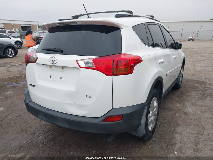 2014 Toyota Rav 4 VIN JTMZFREV8EJ023994 IAAI salvage auction — HAIL, Clear (Oklahoma), sold $4,800 on 2026-07-29 (photo 4)