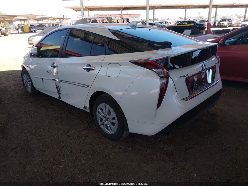 2016 Toyota Prius VIN JTDKBRFU7G3008011 IAAI salvage auction — FRONT END, Salvage (Arizona), sold $4,150 on 2026-07-28 (photo 3)