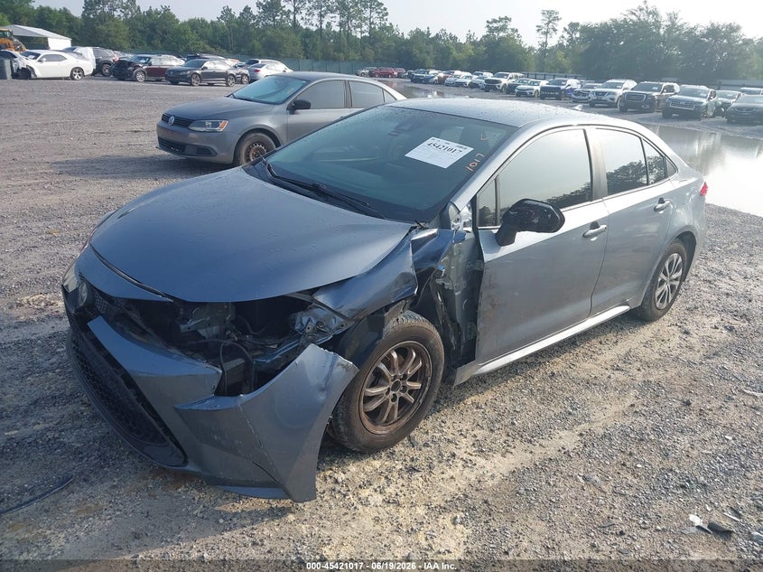 2022 Toyota Corolla VIN JTDEAMDE3NJ048996 IAAI salvage auction — LEFT FRONT, Rebuildable (Florida), sold $4,950 on 2026-07-07 (photo 2)