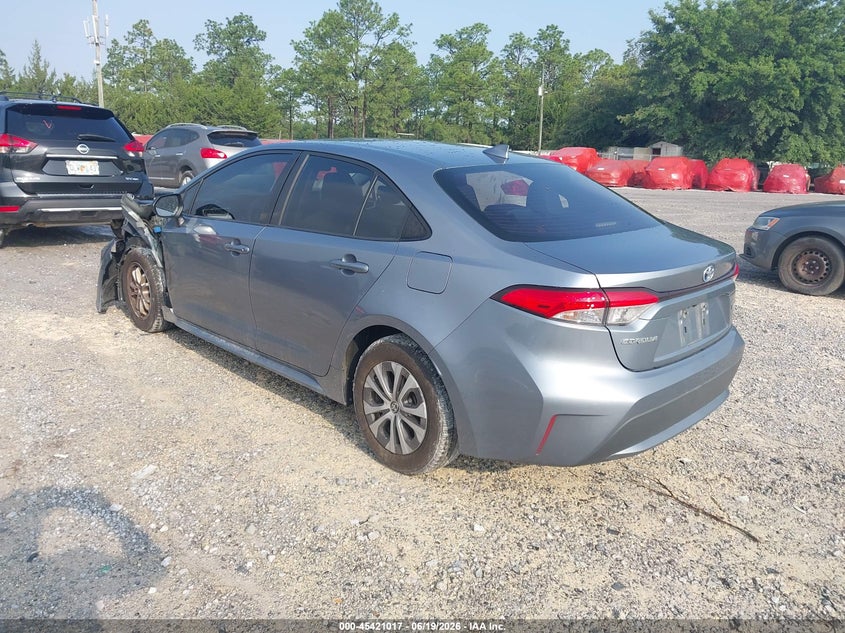 2022 Toyota Corolla VIN JTDEAMDE3NJ048996 IAAI salvage auction — LEFT FRONT, Rebuildable (Florida), sold $4,950 on 2026-07-07 (photo 3)