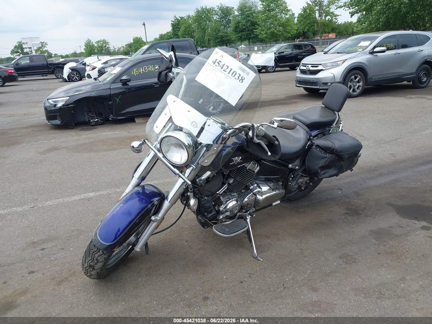 2007 Yamaha Xv VIN JYAVM01E67A102116 IAAI salvage auction — FRONT END, Mv-907A (New York), sold $300 on 2026-07-07 (photo 2)