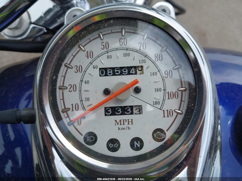 2007 Yamaha Xv VIN JYAVM01E67A102116 IAAI salvage auction — FRONT END, Mv-907A (New York), sold $300 on 2026-07-07 (photo 7)