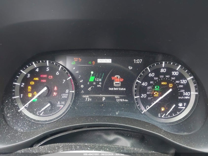 2020 Toyota Highlander VIN 5TDGZRBH0LS000593 IAAI salvage auction — FRONT END, Mv-907A (New York), sold $4,300 on 2026-07-21 (photo 7)