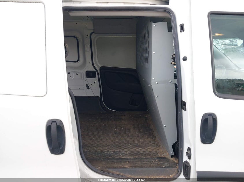 2021 Ram Promaster city VIN ZFBHRFAB0M6U40415 IAAI salvage auction — REAR END, Mv-907A (New York), sold $3,250 on 2026-07-09 (photo 8)