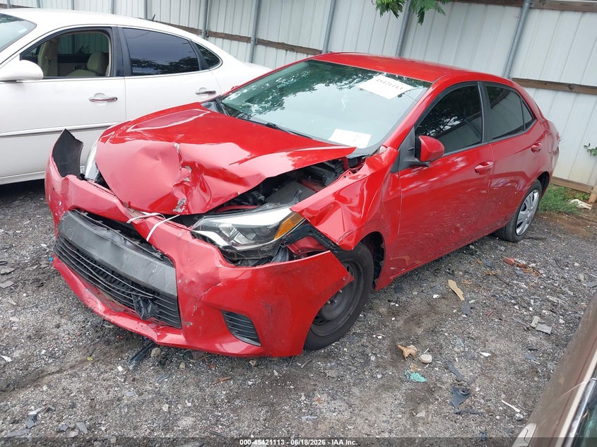 2015 Toyota Corolla VIN 5YFBURHE7FP304801 IAAI salvage auction — FRONT END, Salvage Title, sold $1,325 on 2026-07-29 (photo 2)