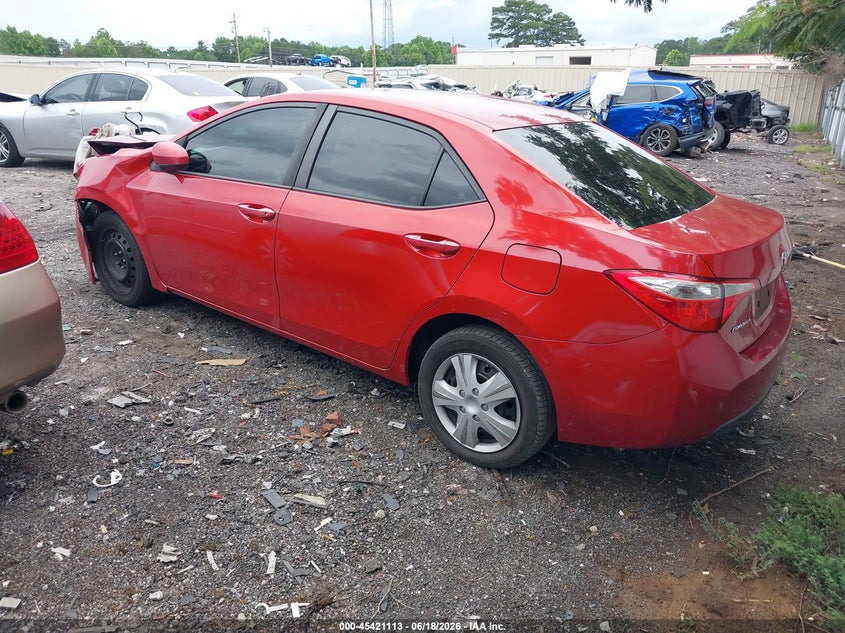2015 Toyota Corolla VIN 5YFBURHE7FP304801 IAAI salvage auction — FRONT END, Salvage Title, sold $1,325 on 2026-07-29 (photo 3)