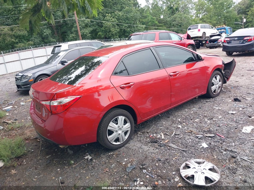 2015 Toyota Corolla VIN 5YFBURHE7FP304801 IAAI salvage auction — FRONT END, Salvage Title, sold $1,325 on 2026-07-29 (photo 4)