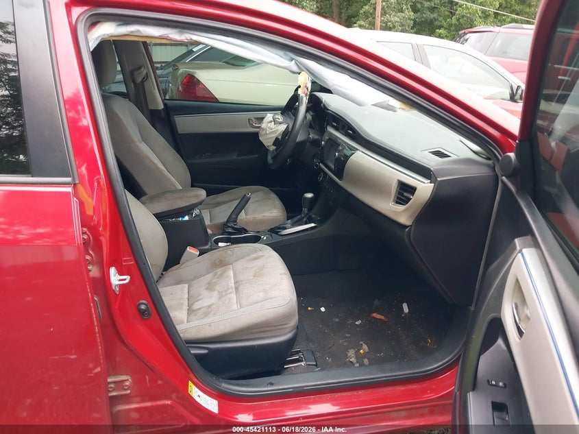 2015 Toyota Corolla VIN 5YFBURHE7FP304801 IAAI salvage auction — FRONT END, Salvage Title, sold $1,325 on 2026-07-29 (photo 5)