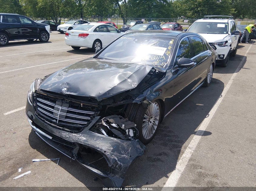2019 Mercedes-benz S-klasse VIN WDDUG8GB9KA472025 IAAI salvage auction — FRONT END, Salvage (New Jersey), sold $25 on 2026-08-20 (photo 2)
