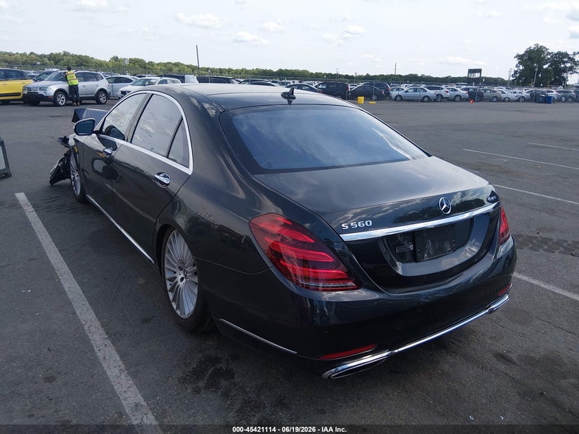 2019 Mercedes-benz S-klasse VIN WDDUG8GB9KA472025 IAAI salvage auction — FRONT END, Salvage (New Jersey), sold $25 on 2026-08-20 (photo 3)