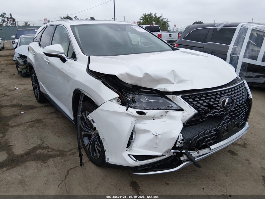 2022 Lexus Rx VIN JTJHZKFA4N2037565 IAAI salvage auction — FRONT END, Salvage (California), sold $16,100 on 2026-07-15 (photo 1)