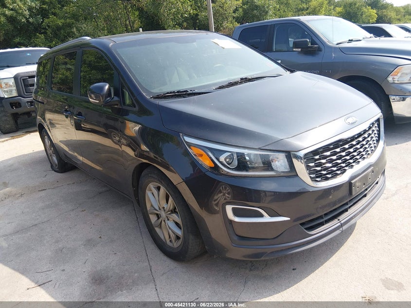 2020 Kia SEDONA VIN KNDMB5C1XL6647598 IAAI salvage auction — NORMAL WEAR, Original (Texas), sold $2,550 on 2026-07-20 (photo 1)