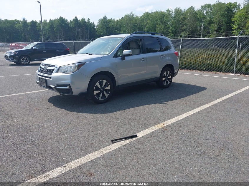2018 Subaru Forester VIN JF2SJAEC2JH532725 IAAI salvage auction — HAIL, Mv-907A (New York), sold $725 on 2026-07-16 (photo 2)