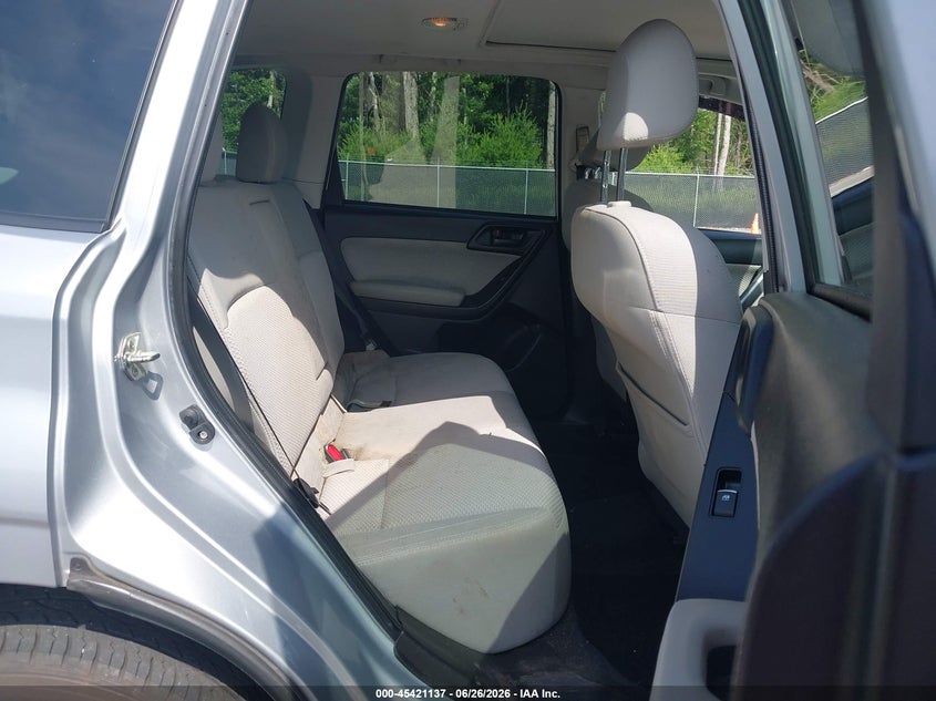 2018 Subaru Forester VIN JF2SJAEC2JH532725 IAAI salvage auction — HAIL, Mv-907A (New York), sold $725 on 2026-07-16 (photo 8)