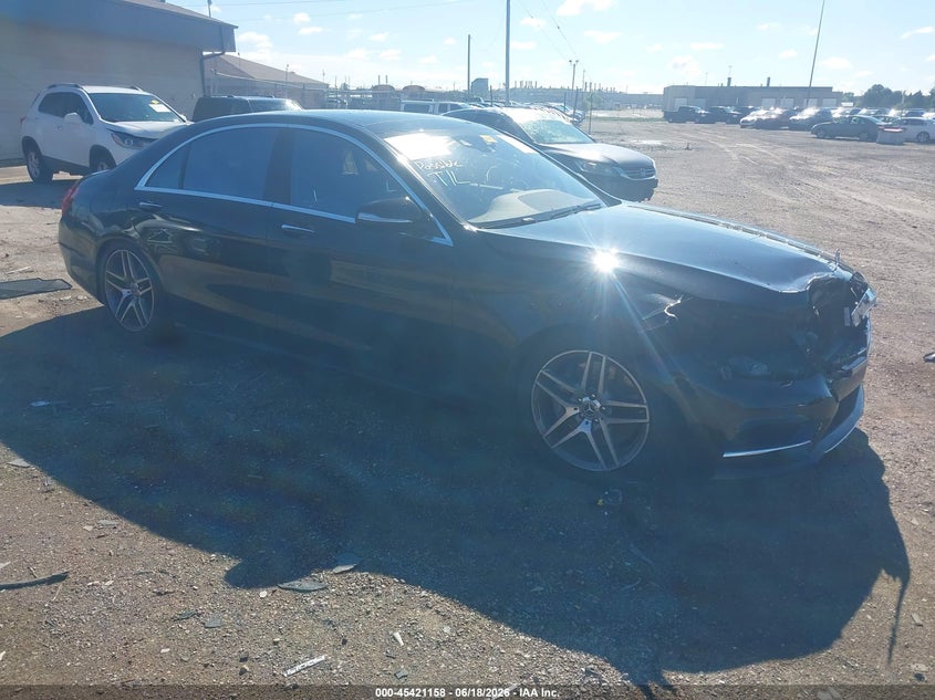 2016 Mercedes-benz S-klasse VIN WDDUG8FB0GA230622 IAAI salvage auction — RIGHT FRONT, Salvage Title, sold $9,500 on 2026-08-13 (photo 1)