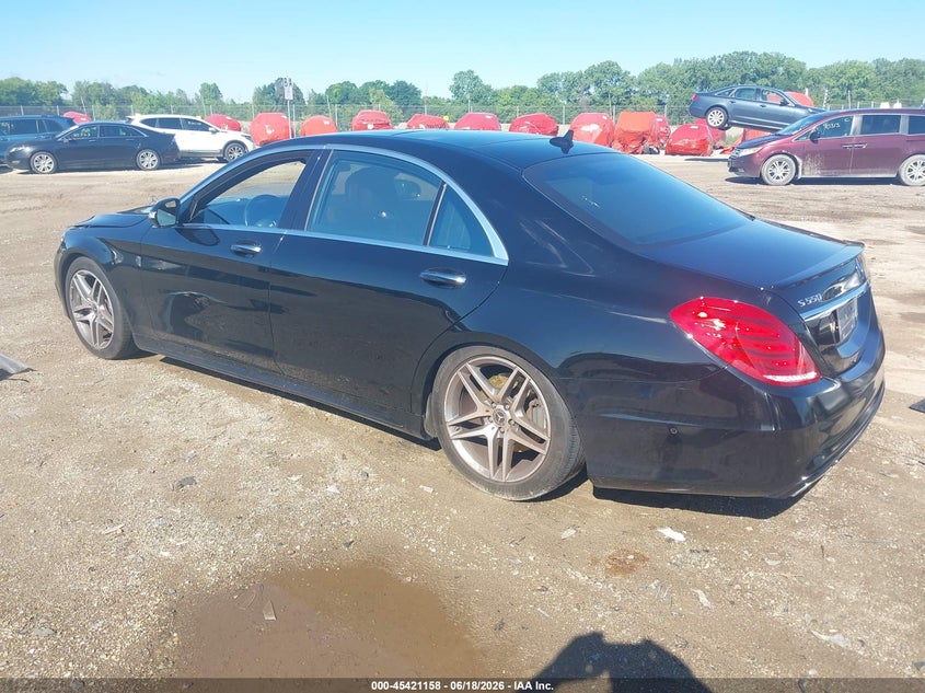 2016 Mercedes-benz S-klasse VIN WDDUG8FB0GA230622 IAAI salvage auction — RIGHT FRONT, Salvage Title, sold $9,500 on 2026-08-13 (photo 3)