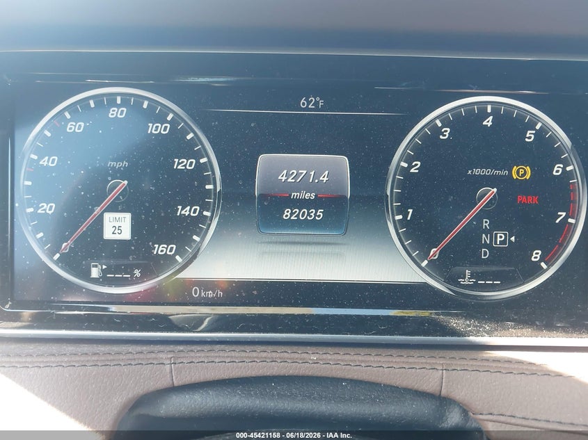 2016 Mercedes-benz S-klasse VIN WDDUG8FB0GA230622 IAAI salvage auction — RIGHT FRONT, Salvage Title, sold $9,500 on 2026-08-13 (photo 7)