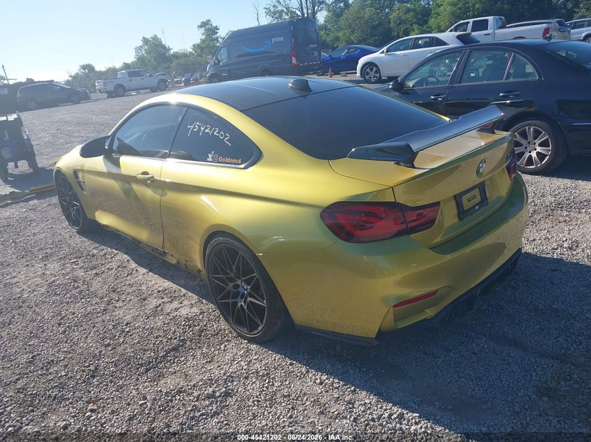 2020 BMW M4 VIN WBS4Y9C08LFH22789 IAAI salvage auction — SIDE, Salvage Title, sold $28,250 on 2026-08-02 (photo 3)