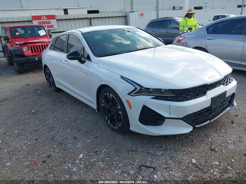 2023 Kia K5 VIN 5XXG64J26PG220322 IAAI salvage auction — LEFT SIDE, Nrc Lienholder Repossession Paperwork (Texas), sold $4,550 on 2026-07-30 (photo 1)