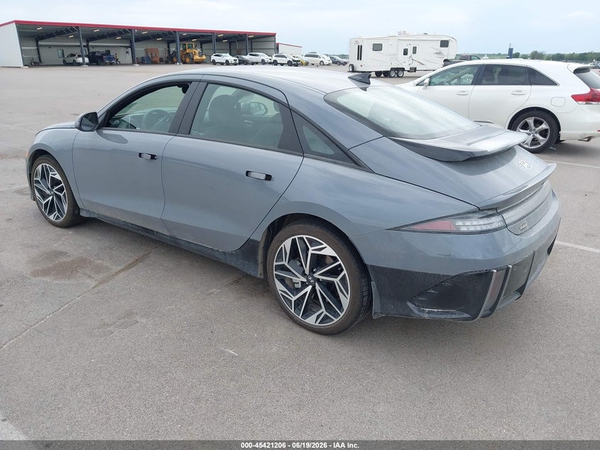 2024 Hyundai Ioniq 6 VIN KMHM34AC6RA056004 IAAI salvage auction — SIDE, Salvage (Nebraska), sold $7,900 on 2026-07-30 (photo 3)