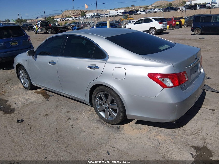 2009 Lexus Es 350 VIN JTHBJ46G192274633 IAAI salvage auction — NORMAL WEAR, Clear (New Mexico), sold $1,400 on 2026-07-06 (photo 3)