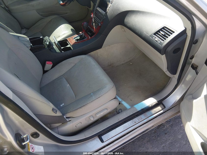 2009 Lexus Es 350 VIN JTHBJ46G192274633 IAAI salvage auction — NORMAL WEAR, Clear (New Mexico), sold $1,400 on 2026-07-06 (photo 5)