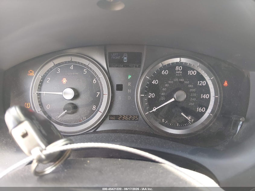 2009 Lexus Es 350 VIN JTHBJ46G192274633 IAAI salvage auction — NORMAL WEAR, Clear (New Mexico), sold $1,400 on 2026-07-06 (photo 7)