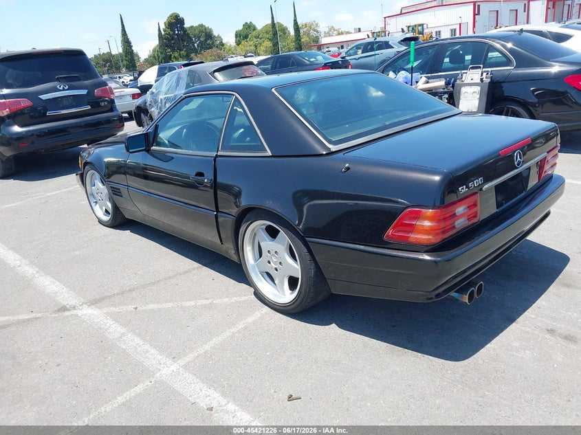 1991 Mercedes-benz 500 VIN WDBFA66E1MF029215 IAAI salvage auction — NORMAL WEAR, Salvage Title - Dealer (California), sold $5,800 on 2026-07-09 (photo 3)