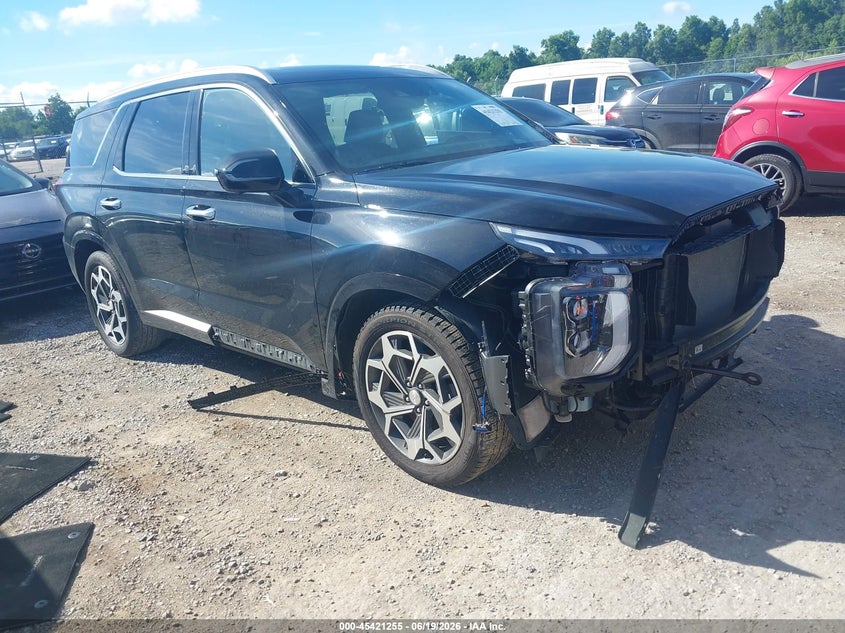 2021 Hyundai Palisade VIN KM8R7DHE2MU325687 IAAI salvage auction — FRONT END, Salvage (Kentucky), sold $6,900 on 2026-07-29 (photo 1)