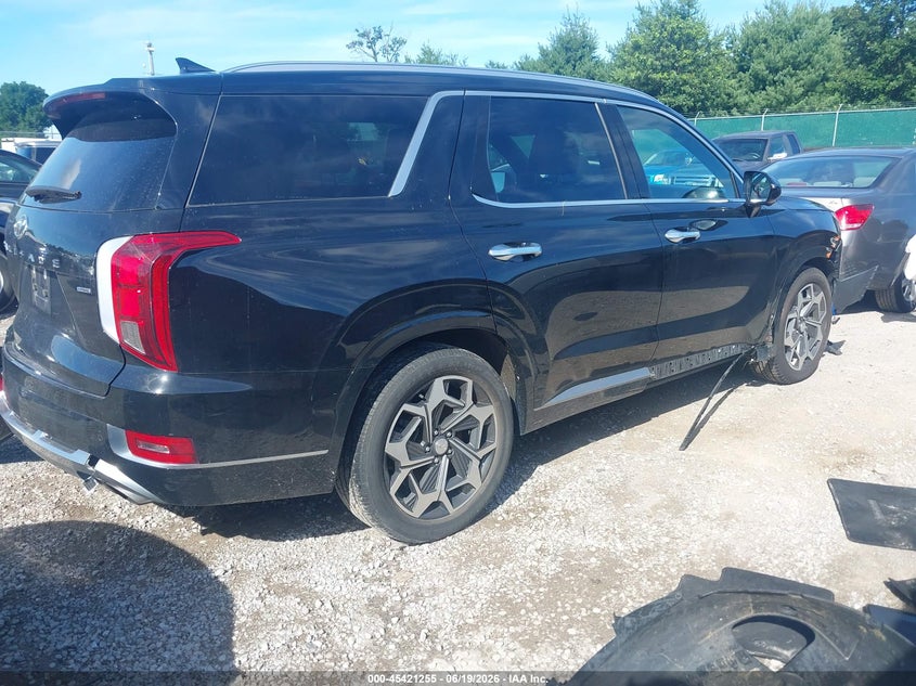 2021 Hyundai Palisade VIN KM8R7DHE2MU325687 IAAI salvage auction — FRONT END, Salvage (Kentucky), sold $6,900 on 2026-07-29 (photo 4)