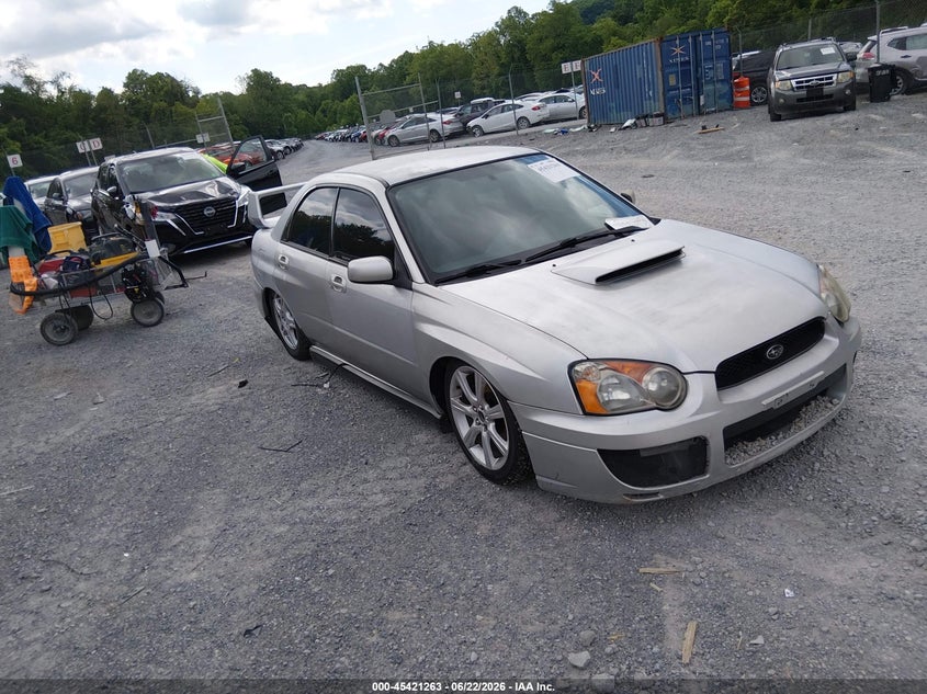 2004 Subaru Impreza VIN JF1GD29654H503431 IAAI salvage auction — SIDE, Clear (Virginia), sold $350 on 2026-08-02 (photo 1)