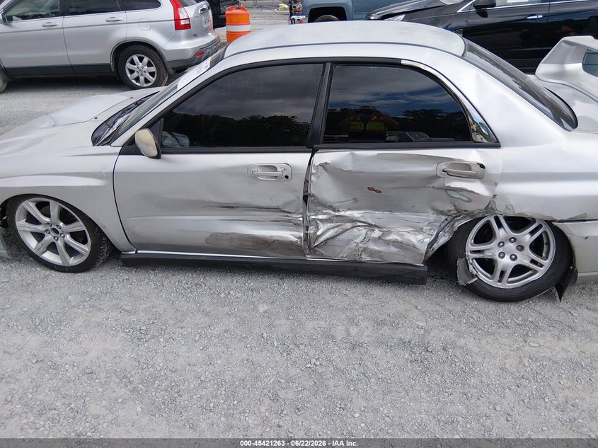 2004 Subaru Impreza VIN JF1GD29654H503431 IAAI salvage auction — SIDE, Clear (Virginia), sold $350 on 2026-08-02 (photo 6)