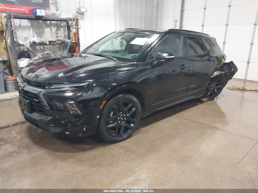 2024 Chevrolet Blazer VIN 3GNKBKRS3RS191445 IAAI salvage auction — REAR END, Salvage (North Dakota), sold $9,925 on 2026-07-30 (photo 2)
