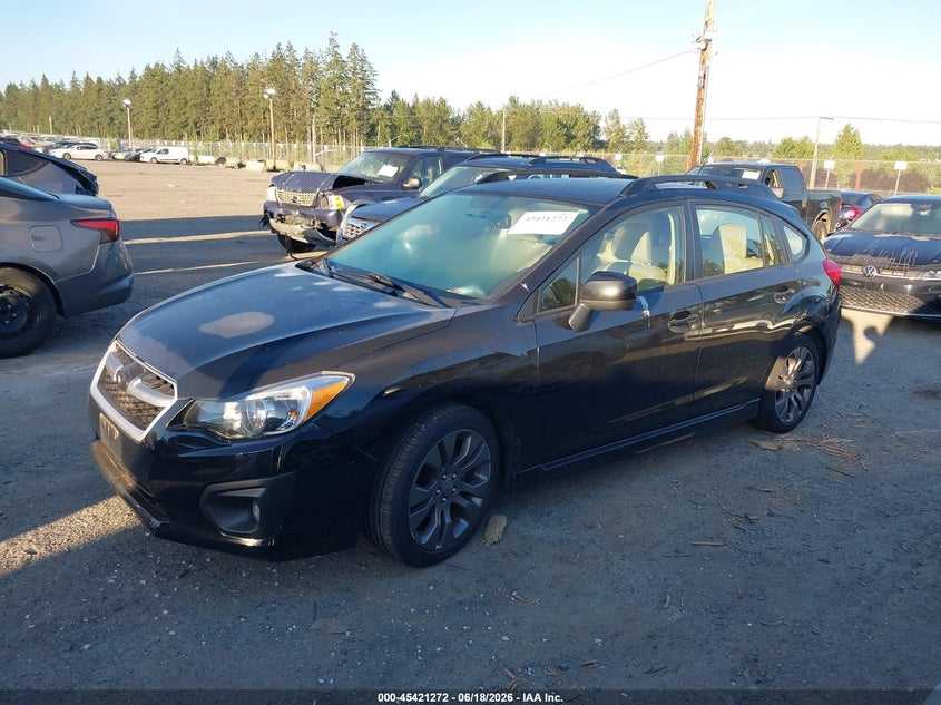 2013 Subaru Impreza VIN JF1GPAL62DH204652 IAAI salvage auction — NORMAL WEAR, Clear (Washington), sold $725 on 2026-07-16 (photo 2)
