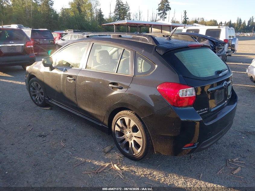 2013 Subaru Impreza VIN JF1GPAL62DH204652 IAAI salvage auction — NORMAL WEAR, Clear (Washington), sold $725 on 2026-07-16 (photo 3)