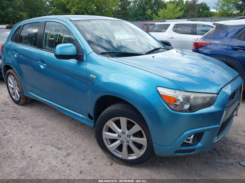 2012 Mitsubishi Outlander VIN JA4AR4AU9CZ009812 IAAI salvage auction — UNKNOWN, Clear (Wisconsin), sold $875 on 2026-07-09 (photo 1)