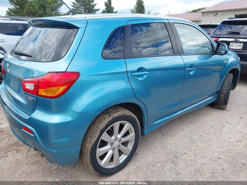 2012 Mitsubishi Outlander VIN JA4AR4AU9CZ009812 IAAI salvage auction — UNKNOWN, Clear (Wisconsin), sold $875 on 2026-07-09 (photo 4)