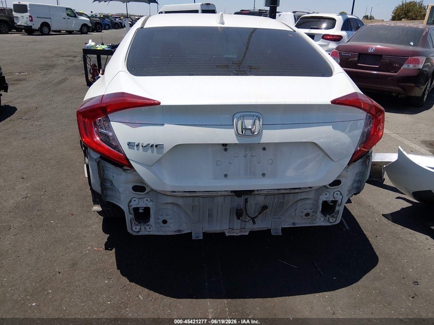 2017 Honda Civic VIN 2HGFC2F75HH512055 IAAI salvage auction — FRONT & REAR, Salvage Certificate (California), sold $3,850 on 2026-07-19 (photo 6)